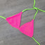 Illusions Pink Limeade Triangle Top